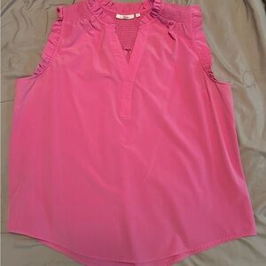 Chico's Vibrant Pink Sleeveless Blouse